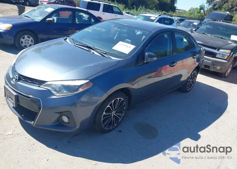2016 Toyota Corolla S Plus z USA, uszkodzony, nr VIN 2T1BURHE6GC723966